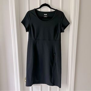 Duluth Trading Black Short Sleeve Dress